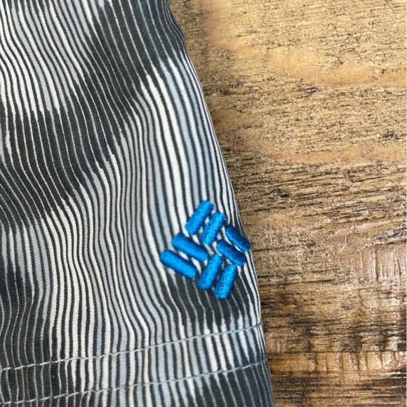 Columbia Mens Size 38 PFG Offshore Board Shorts UPF 50 Omni Shade Blue Gray New - Picture 3 of 10